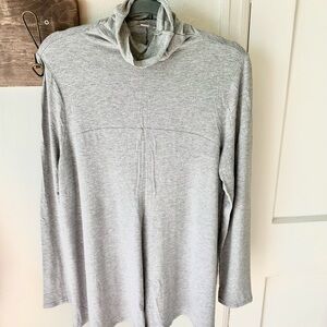Gray Long Sleeve Mockneck